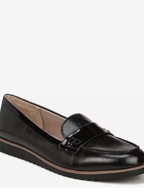 Life Stride Zee Classic Black Women's Penny Loafers Sz 7 New In Box